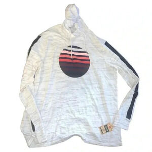 Urban pipeline hooded long sleeve tshirt